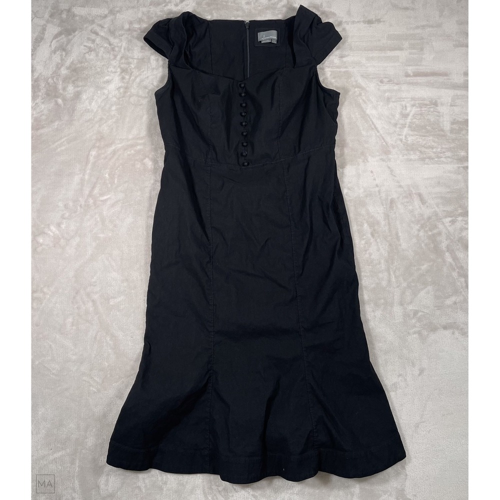 By Anthropologie Women's Dress Midi Cecily Fit And Flare Sweetheart Neckline 1X